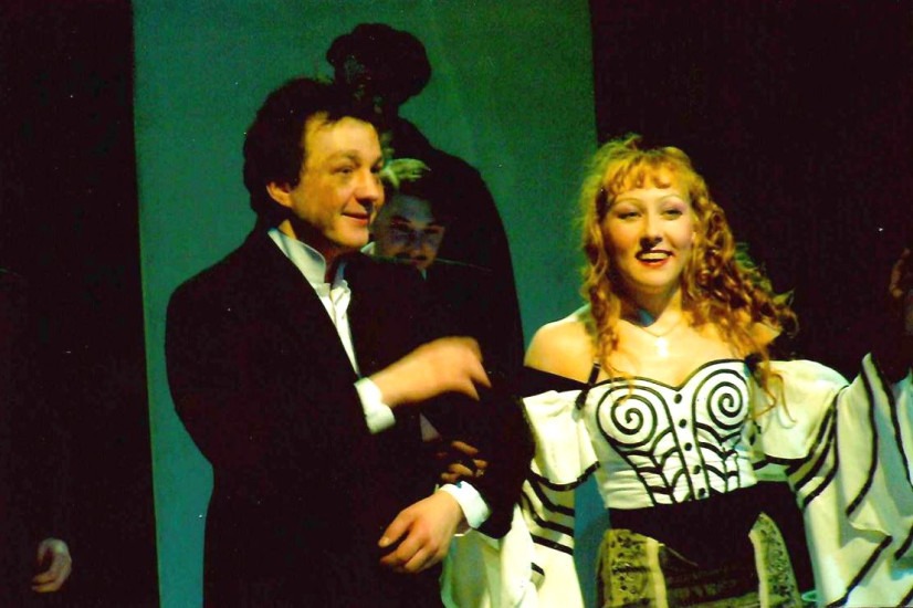 В роли Липочки в спектакле «Свои люди – сочтемся!». 2007. Фото из личного архива