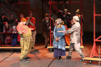 В роли Ламме в спектакле «Страсти по Тилю» (2015)