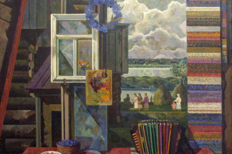 Пантелеев А.В. Июль в Устюжне. 1987. Холст, масло