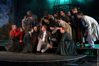 В роли Дубровского в спектакле «Дубровский» (2016)