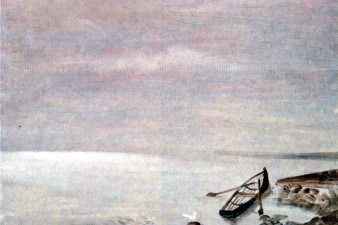 Лодка. 1995. Картон, масло. Лодка. 1995. Картон, масло.