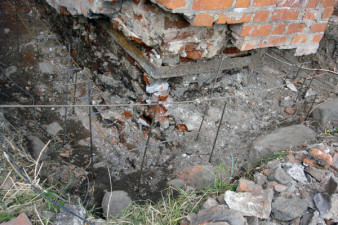 Устои моста до реставрации 2011-2012 годов