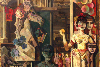 Пантелеев А.В. Карнавал в Риме. 1989. Холст, масло