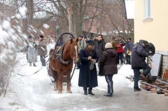 Съемки фильма «Банкрот» в Вологде (режиссер Игорь Масленников). 2009 год