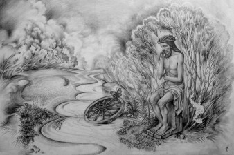 Татаринов В. И. Весна. Бумага, карандаш