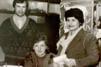 Михаил Жаравин, Елена Волкова, Галина Щекина. Фото из архива Галины Щекиной