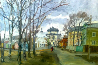 Весна. Набережная VI Армии, 2014