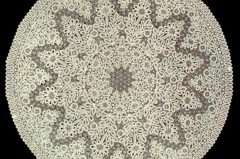 В. Н. Ельфина. Скатерть «Солнышко». 1982. Из собрания ВГИАХМЗ