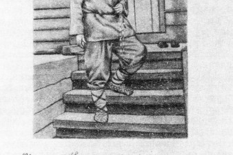 Н. Клюев на пороге своего дома, 1922 г. Н. Клюев на пороге своего дома, 1922 г.