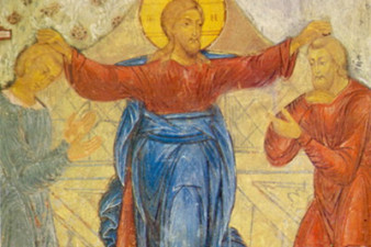 Северная стена. Исцеление сына сотника. Второй пояс северной стены. Healing of the Centurion`s Servant. Second tier of northern wall