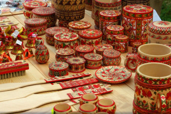 Вологодские росписи. Фото с праздника «Сиземские пивовары». 2007