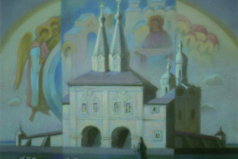 Журавлев Н. А. Ферапонтово. 2010. Картон, пастель Журавлев Н. А. Ферапонтово. 2010. Картон, пастель