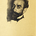Портрет И.И. Левитана работы Л.С.Бакста (Розенберга), 1899 год. Передан в дар ВОКГ Владимиром Воропановым