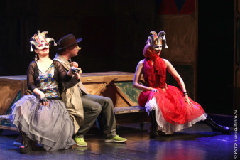 В роли Сирано в спектакле «Сирано de Бержерак» (2018)