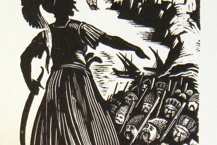 Иллюстрация к поэме И.П. Котляревского «Энеида» М.В.Ушакова-Поскочина, переданная в дар ВОКГ Владимиром Воропановым