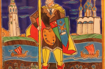 Брызгалов Марат. Портрет Владимира Корбакова в Вологде. 2006.