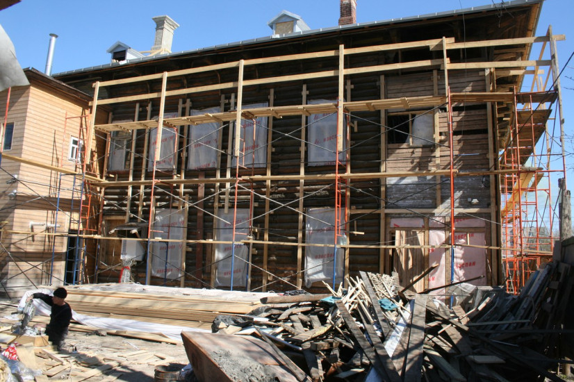 Реставрация дома на ул. Чернышевского, 17. Фото группы vk.com/domlily