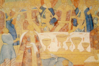 Северная стена. Пятый Вселенский Собор. Фрагмент. Шестой пояс северной стены. Fifth Ecumenical Council. Sixth tier of northern wall