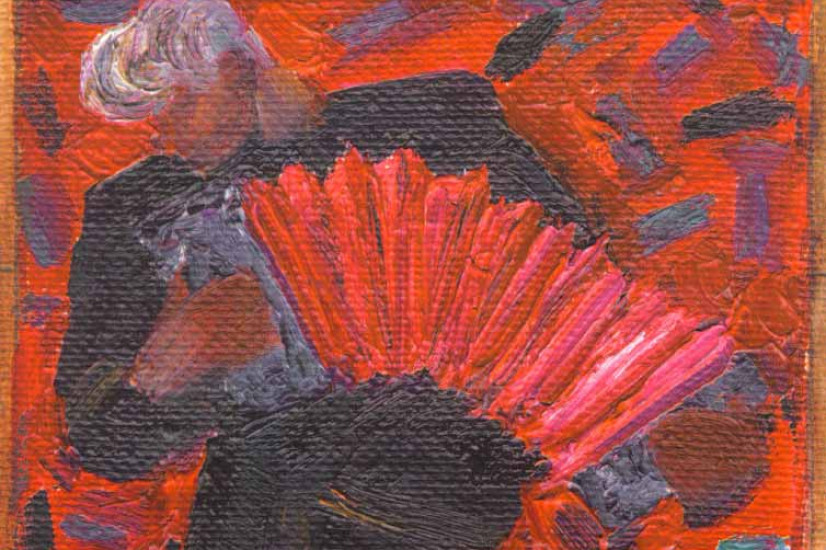 Чёрный ворон. Эскиз. 1990