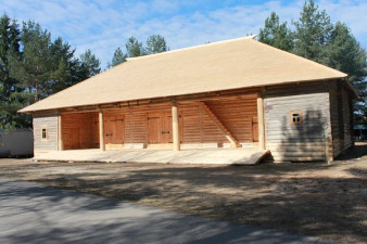 Каретник в усадьбе Брянчаниновых во после реставрации