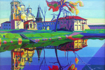 Калинин Г. В. Спасо-Прилуцкий монастырь. 2000. Холст, масло.