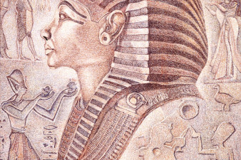 Тутанхамон. 1997. Бумага, пастель.