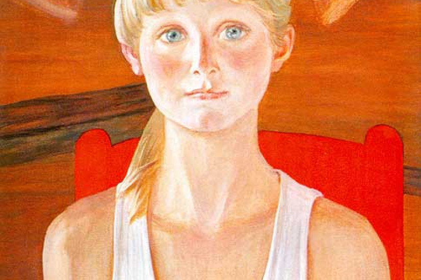 Девочка в красном углу. 1995