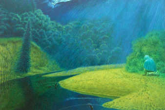 Попов Г. И. Одиночество на Толшме. 1996. Холст, масло