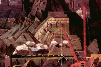 Пантелеев А. В. Индустриальный пейзаж (Карьер). 1969. Холст, масло