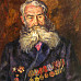 Семён Васильевич Бойченко - ветеран  Великой Отечественной войны.  1987. Холст, масло.  Из собрания ВОКГ