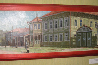 Домой с покупками (нач. ХХ века). Часть триптиха «Грязовецкая Введенская ярмарка». Фото с сайта tourout.ru