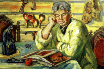 В. Корбаков. Картина «Анатолий Ехалов – писатель и режиссер», 2000 В. Корбаков. Картина «Анатолий Ехалов – писатель и режиссер», 2000