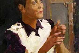 Копьев М. В. Портрет Л. Г. Сосниной. 2011. Холст, масло