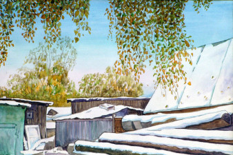 Первый снег. 2003