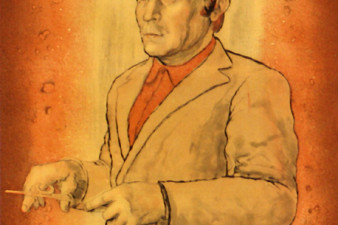 Карцев Ю. И. Бригадир. 1975. Бумага, офорт