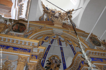 Фрагмент иконостаса Спасо-Преображенского собора в Белозерске