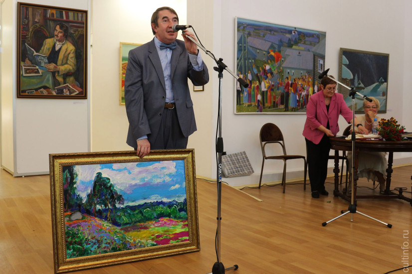 На юбилее в 2014 году.