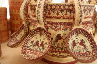 Вологодские росписи. Фото с фестиваля «Голос ремесел». 2014