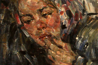 Женский портрет. 1970-е. Картон, масло