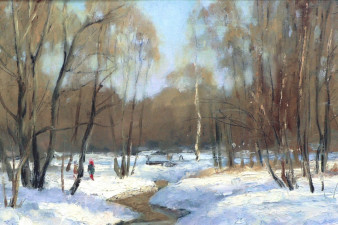 Измайлово. Река Серебрянка.	1985. К., м.