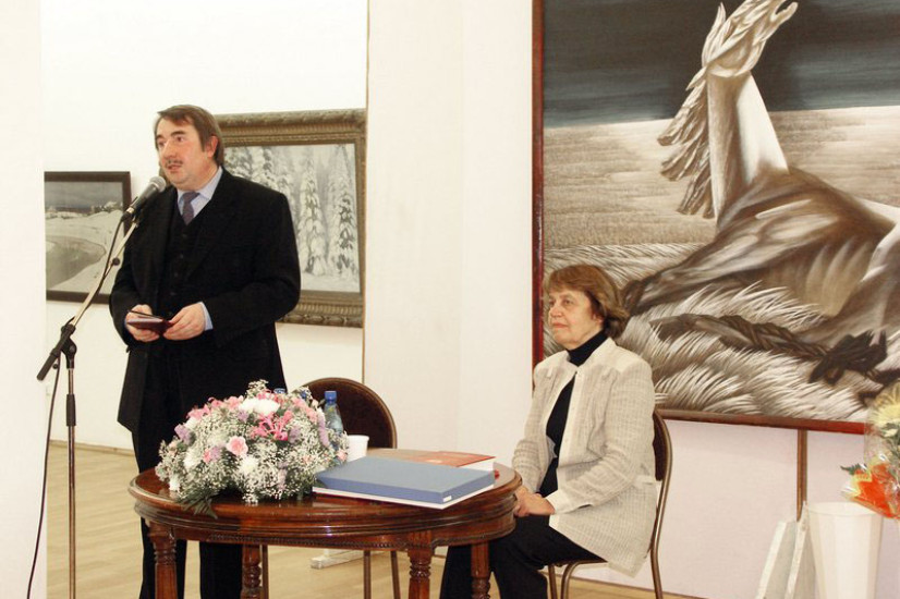 С художником Джанной Тутунджан. Фото из личного архива