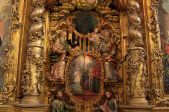 Фрагмент иконостаса Троице-Гледенского монастыря в селе Морозовица (Великоустюгский район)