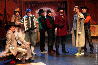 В роли Сирано в спектакле «Сирано de Бержерак» (2018)