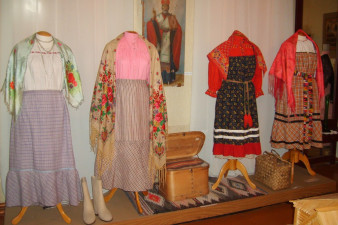 Фрагмент экспозиции «Промыслы и ремесла Вожегодского края»