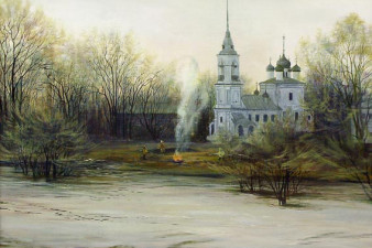 Копьева И. В. Большая вода. 2009. Холст, масло Копьева И. В. Большая вода. 2009. Холст, масло