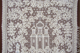 Панно «Святыни Вологды». Автор Ангелина Ракчеева