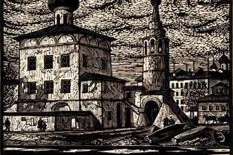 Наговицын А. Т. Вологда. Ледоход. Изображение с сайта lunin-gallery.ru Наговицын А. Т. Вологда. Ледоход. Изображение с сайта lunin-gallery.ru