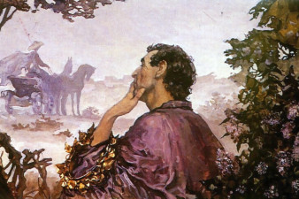 Михаил Копьев. Портрет Игоря Северянина.