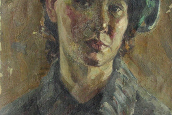 Автопортрет в зеленой шляпке, 1961