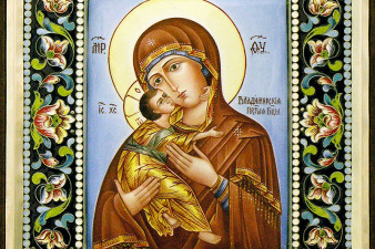 Некрасова Г. А. Икона «Богоматерь Владимирская». 2006